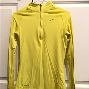 yellow nike fleece